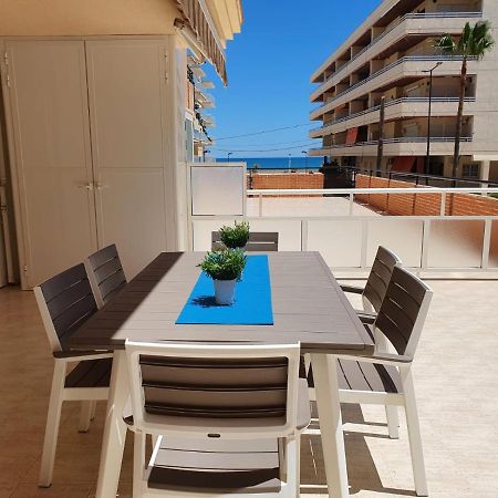 Apartamento Con Gran Terraza, Piscina Y Con Vistas Al Mar, A Solo 50 M De La Playa Daimús Extérieur photo