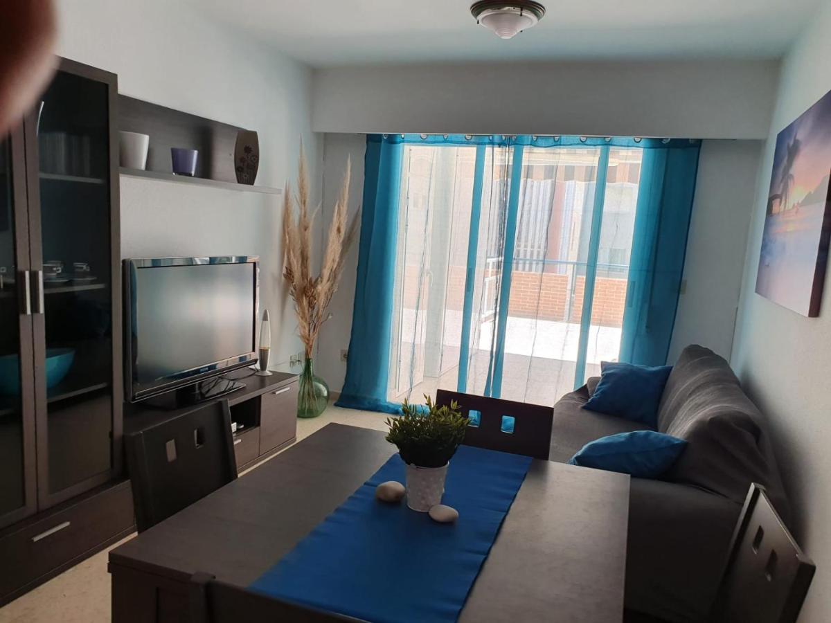 Apartamento Con Gran Terraza, Piscina Y Con Vistas Al Mar, A Solo 50 M De La Playa Daimús Extérieur photo