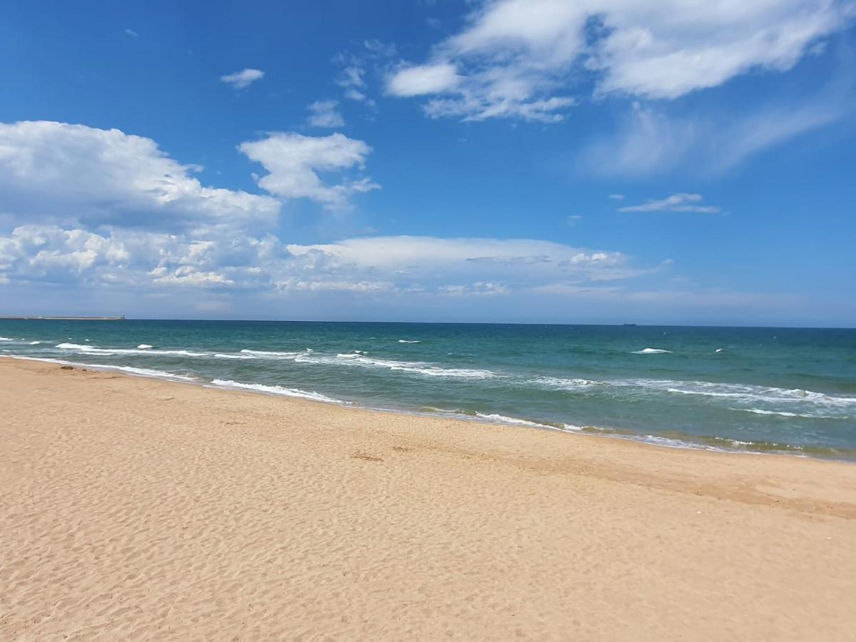 Apartamento Con Gran Terraza, Piscina Y Con Vistas Al Mar, A Solo 50 M De La Playa Daimús Extérieur photo